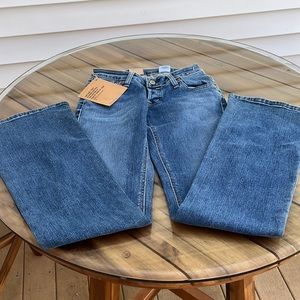 Revive is too low jeans extreme low rise to butterfly slim fit boot cut jeans